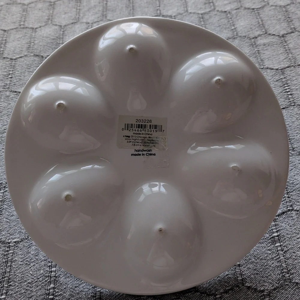 Deviled egg plate bunny serving dish Tag Brunch
